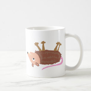 XX lustiger toter Opossum Roadkill Cartoon Kaffeetasse