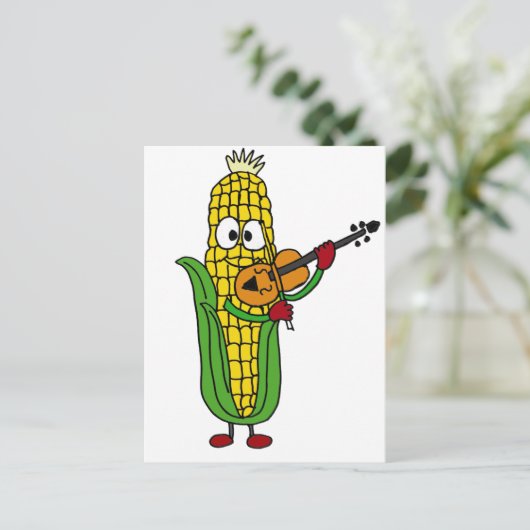 XX - Maispiele oder Geige Postkarte (Stehend Vorderseite)