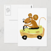 XX- Maus Cartoon Postkarte (Vorne/Hinten)