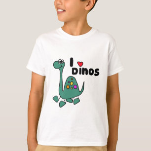 XX niedlicher i-Liebe Dinos Entwurf T-Shirt