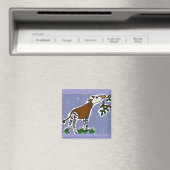 XX - Okapi Art Cartoon Magnet (In Situ (Geschirrspüler))