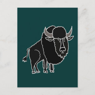 XX - Phantastischer Buffalo-Cartoon Postkarte