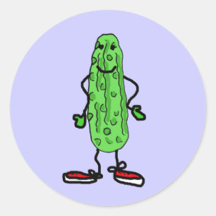 XX - Pickle Man Runder Aufkleber