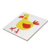 XX Primitiv-Kunst-Huhn Fliese (Seite)
