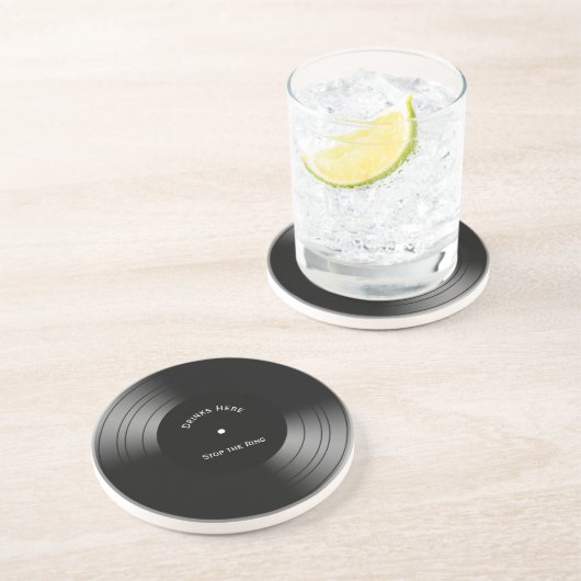 xx Record Album Novelty Personalisiert Getränkeuntersetzer (Seite)