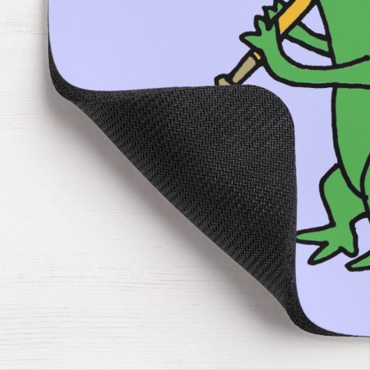 XX T-rex Dinosaurier, der Baseball spielt Mousepad (Ecke)