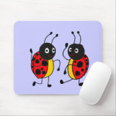 XX tanzende Marienkäfer Mousepad (Mit Mouse)
