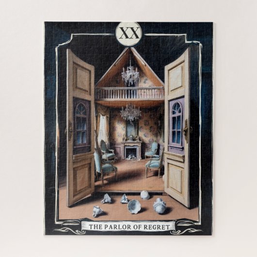 XX The Parlor of Regret - Sit and Weep, Tarot Puzzle (Vertikal)