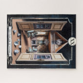 XX The Parlor of Regret - Sit and Weep, Tarot Puzzle (Horizontal)