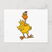 XX - Unglaublich witzig Goofy Chicken Postkarte (Vorderseite)