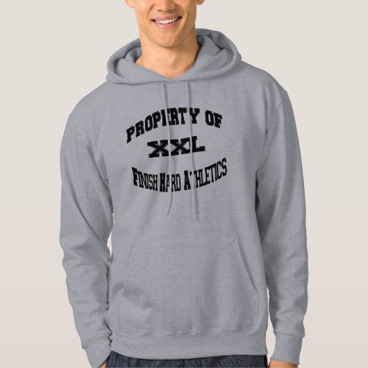 XXL Endharter Kapuzenpulli Hoodie (Vorderseite)
