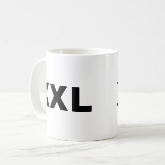 XXL KAFFEETASSE (Vorderseite Links)