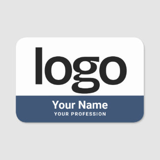 XXL Logo Safety Pin or Magnetic Employee Name Tag Namensschild