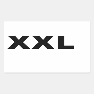 XXL RECHTECKIGER AUFKLEBER