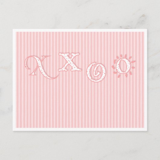 xxoo postkarte (Vorderseite)