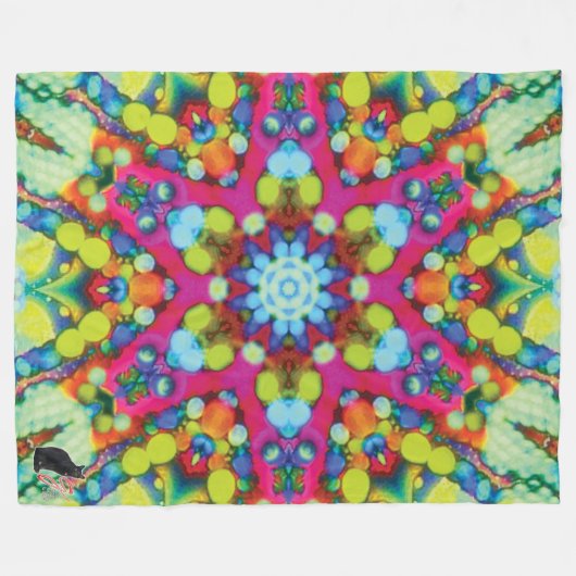 Xycon Kaleidoskop Fleece Blanket (Vorderseite (Horizontal))