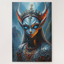 Xylanthia das Gehörnte Orakel - Dark Fantasy Elf Puzzle