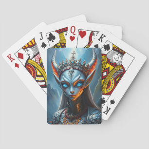 Xylanthia die gehörnte Orakel - Dark Fantasy Spielkarten