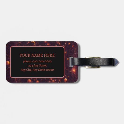 Xylaria Drift Gepäckanhänger (Rückseite horizontal)