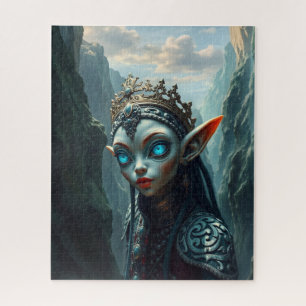 Xylariel Azur-Souverän Dunkle Fantasie Elfen Puzzle