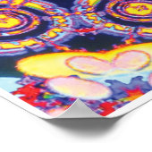 Xylem Kinetic Collage Kaleidoscope Poster (Ecke)