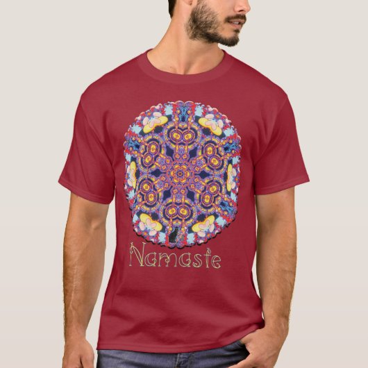 Xylem Namaste Kaleidoskop T-Shirt (Vorderseite)