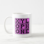 Xylofon, Musikinstrument Kaffeetasse (Links)