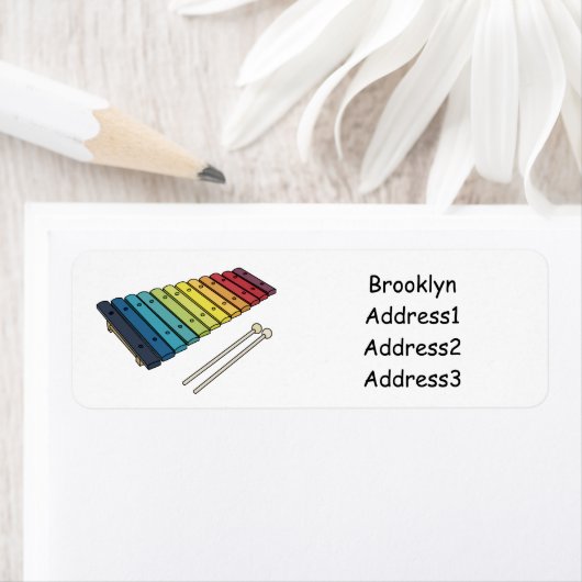 Xylophon-Cartoon-Abbildung (Insitu)