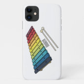 Xylophon-Cartoon-Abbildung Case-Mate iPhone Hülle (Rückseite)