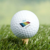 Xylophon-Cartoon-Abbildung Golfball (Insitu T-Shirt)