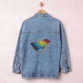 Xylophon-Cartoon-Abbildung Jeansjacke (Hangar)