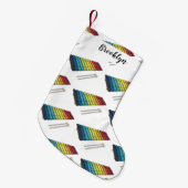 Xylophon-Cartoon-Abbildung Kleiner Weihnachtsstrumpf (Vorderansicht (hängend))