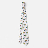 Xylophon-Cartoon-Abbildung Krawatte (Rückseite)