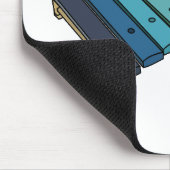 Xylophon-Cartoon-Abbildung Mousepad (Ecke)