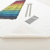 Xylophon-Cartoon-Abbildung Sherpadecke (3/4)