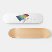 Xylophon-Cartoon-Abbildung Skateboard (Horizontal)