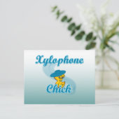 Xylophon Chick #3 Postkarte (Stehend Vorderseite)