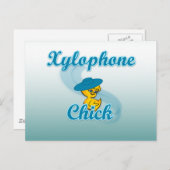 Xylophon Chick #3 Postkarte (Vorne/Hinten)