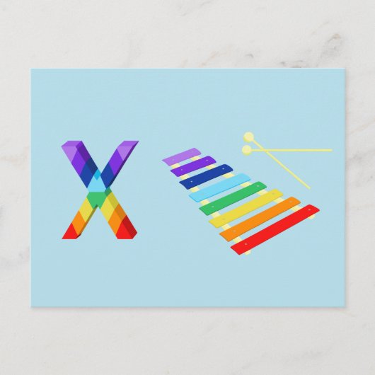 Xylophon Karte (Vorderseite)