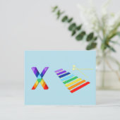 Xylophon Karte (Stehend Vorderseite)