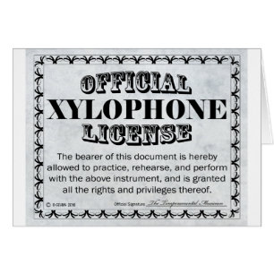 Xylophon-Lizenz