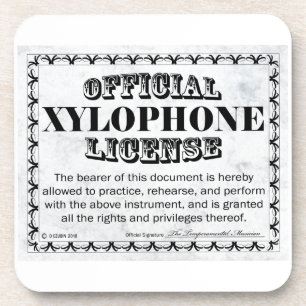 Xylophon-Lizenz Untersetzer