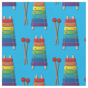 Xylophon Music Rainbow Kids Niedlich Stoff