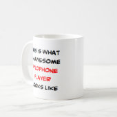 Xylophon Player, phantastisch Kaffeetasse (Vorderseite Links)