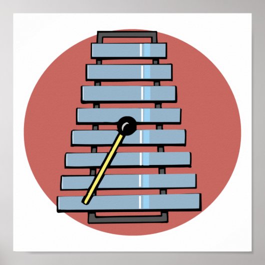 Xylophon Poster (Vorne)