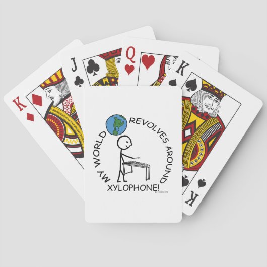 Xylophon - Weltumdrehungen Spielkarten (Rückseite)