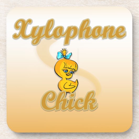 Xylophone Chick Untersetzer (Vorderseite)