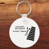 XYLOPHONE Class of 2027 Marching Band Keychain Schlüsselanhänger (Rückseite)