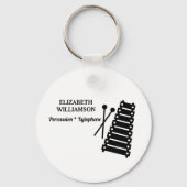 XYLOPHONE Class of 2027 Marching Band Keychain Schlüsselanhänger (Rückseite)