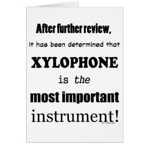 Xylophone Das wichtigste Instrument